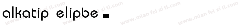 alkatip elipbe字体转换